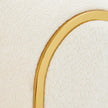 Michael Amini Sassani Loveseat Crepe Gold