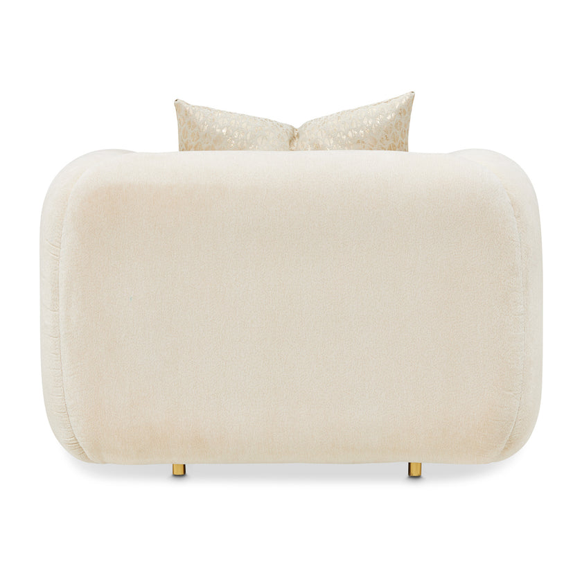Michael Amini Sassani Chair Crepe Gold