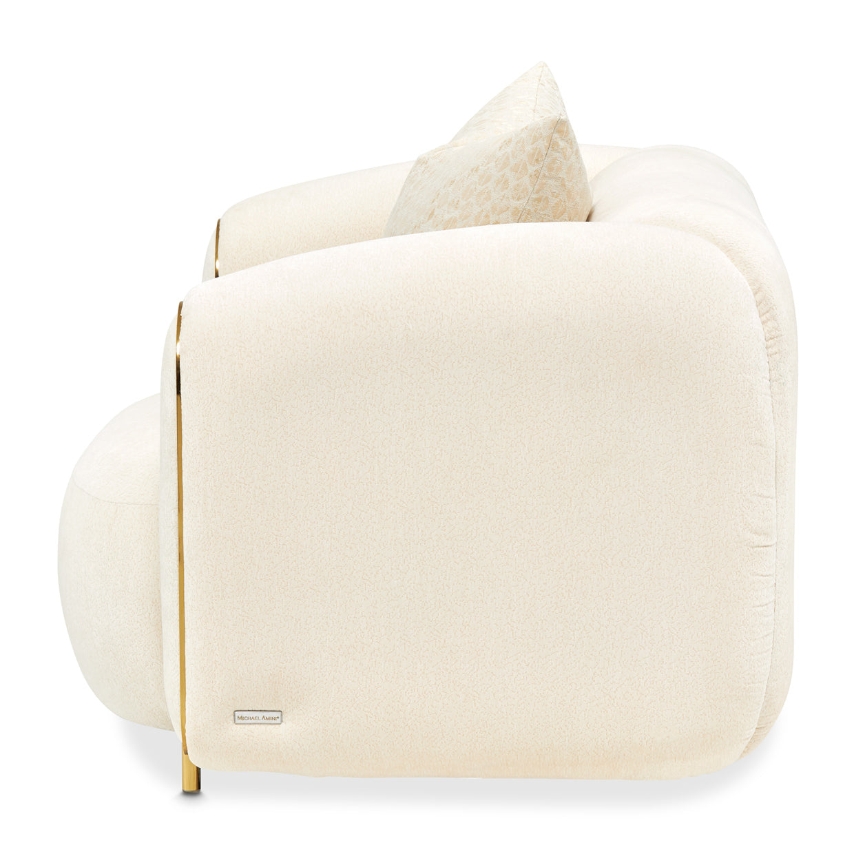 Michael Amini Sassani Chair Crepe Gold