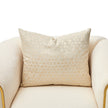 Michael Amini Sassani Chair Crepe Gold