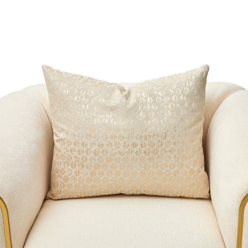 Michael Amini Sassani Chair Crepe Gold