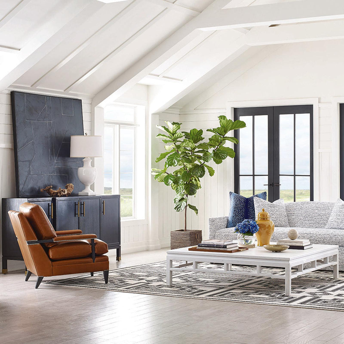 Woodbridge Furniture Modern Ming Table - 60