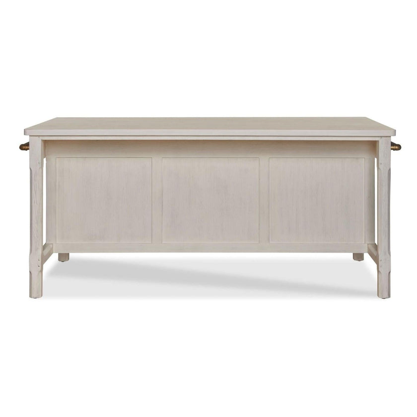 Woodbridge Furniture Draper's Table - Frost White Base