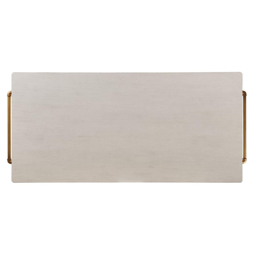 Woodbridge Furniture Draper's Table - Frost White Base