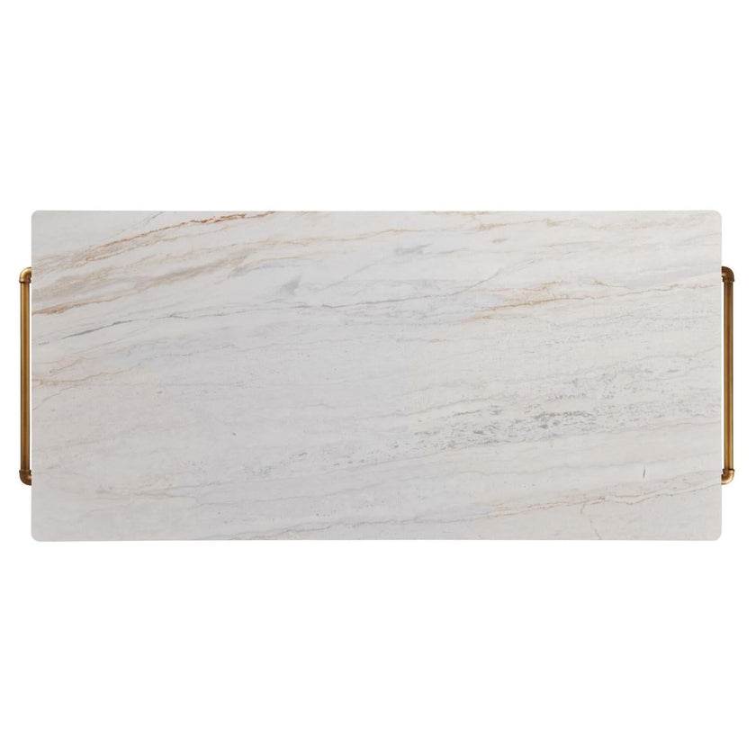Woodbridge Furniture Draper's Table - Frost White Base