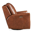 Century Furniture Leather Aubry Swivel Glider Electric Recliner