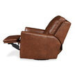 Century Furniture Leather Aubry Swivel Glider Electric Recliner
