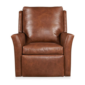 Century Furniture Leather Aubry Swivel Glider Electric Recliner