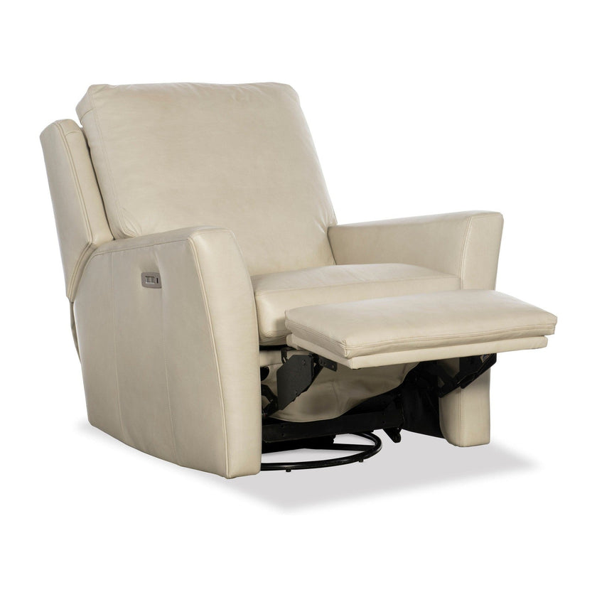 Century Furniture Stocked Reed Swivel Glider Electric Recliner
