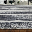 Feizy Coda 8930F Modern Abstract Rug in Black/White