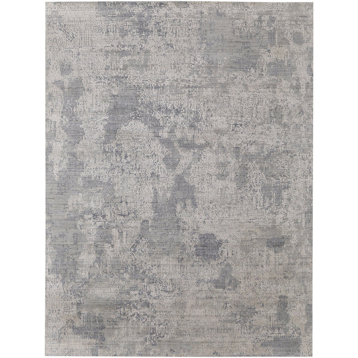 Feizy Eastfield 6989F Modern Abstract in Silver/Gray