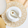 Christofle Malmaison Impériale Porcelain Soup Spoon