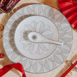Christofle Malmaison Impériale Porcelain Soup Spoon