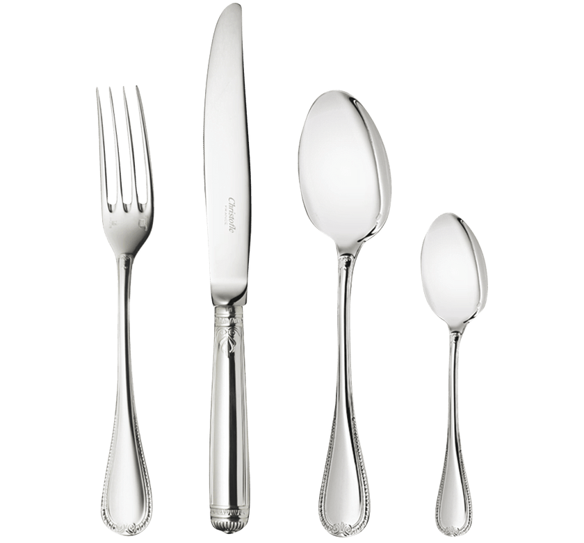 Christofle Malmaison Silver Plated Cutlery Set
