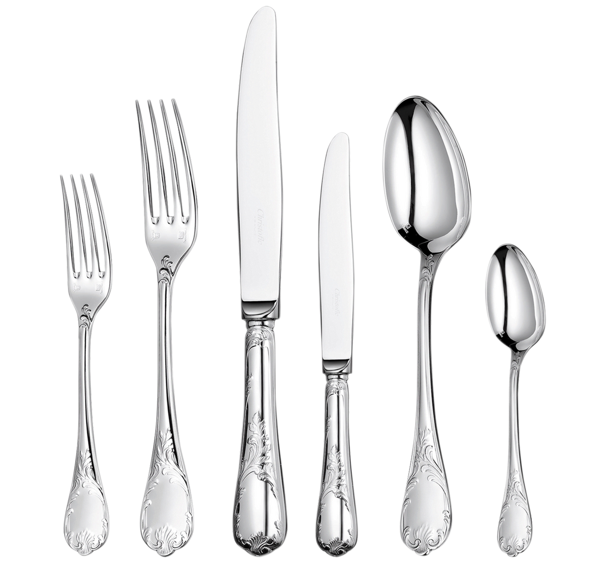 Christofle Marly Silver Plated Cutlery Set