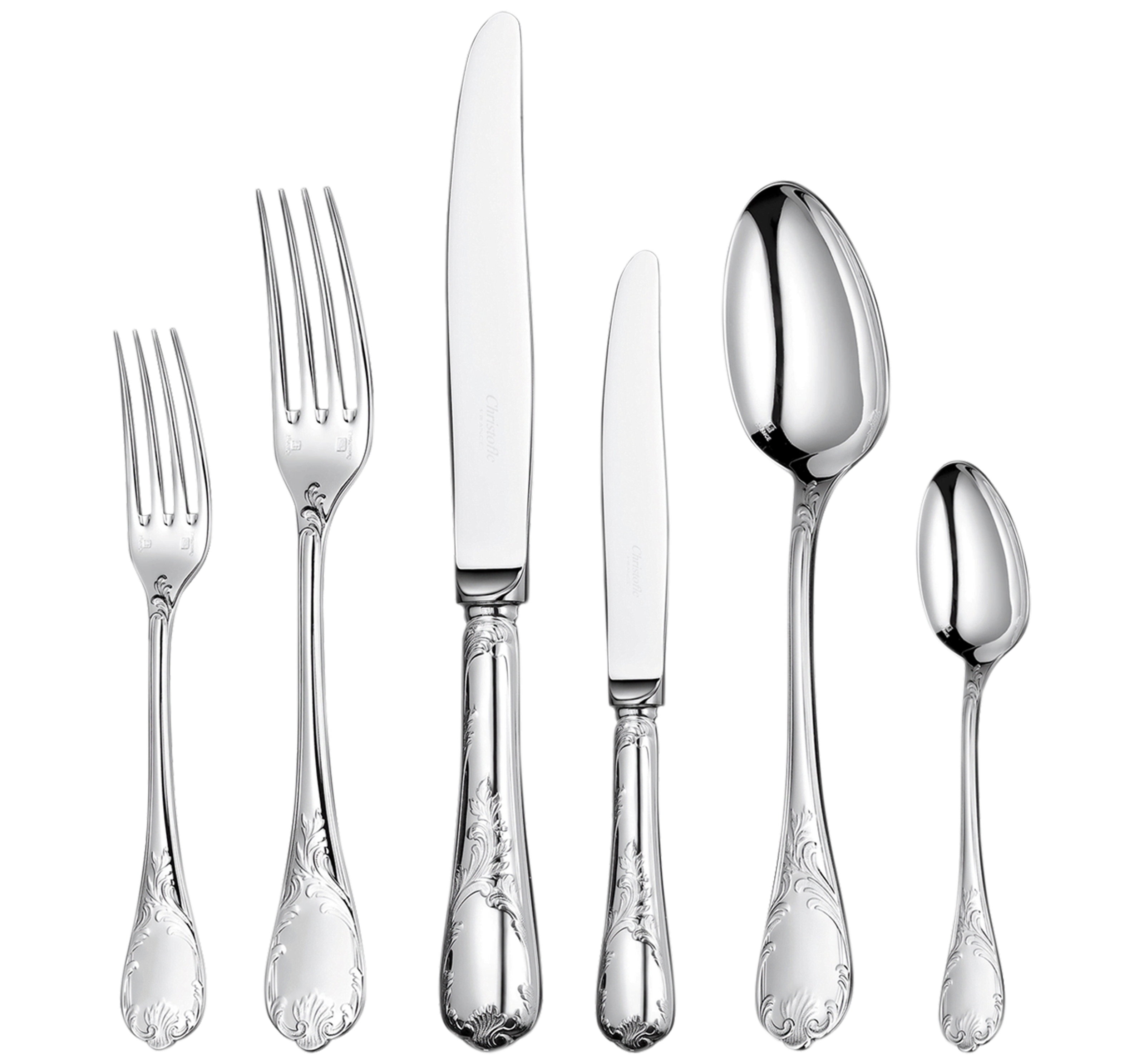 Christofle Marly Silver Plated Cutlery Set