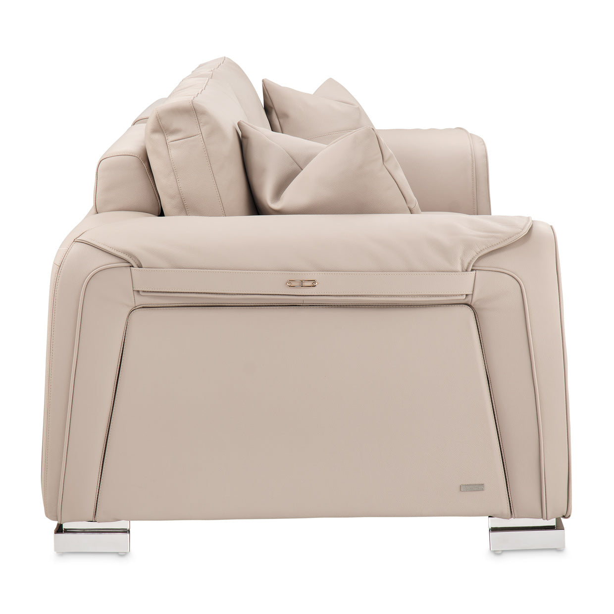 Michael Amini Mia Bella Bergamo Sofa St. Steel