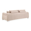 Michael Amini Mia Bella Bergamo Sofa St. Steel
