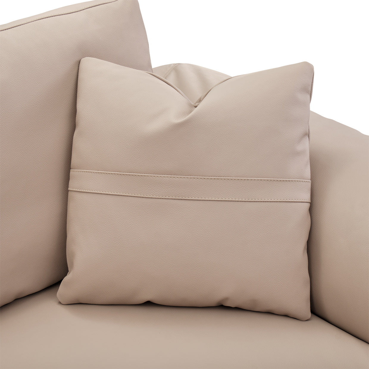 Michael Amini Mia Bella Bergamo Loveseat St. Steel