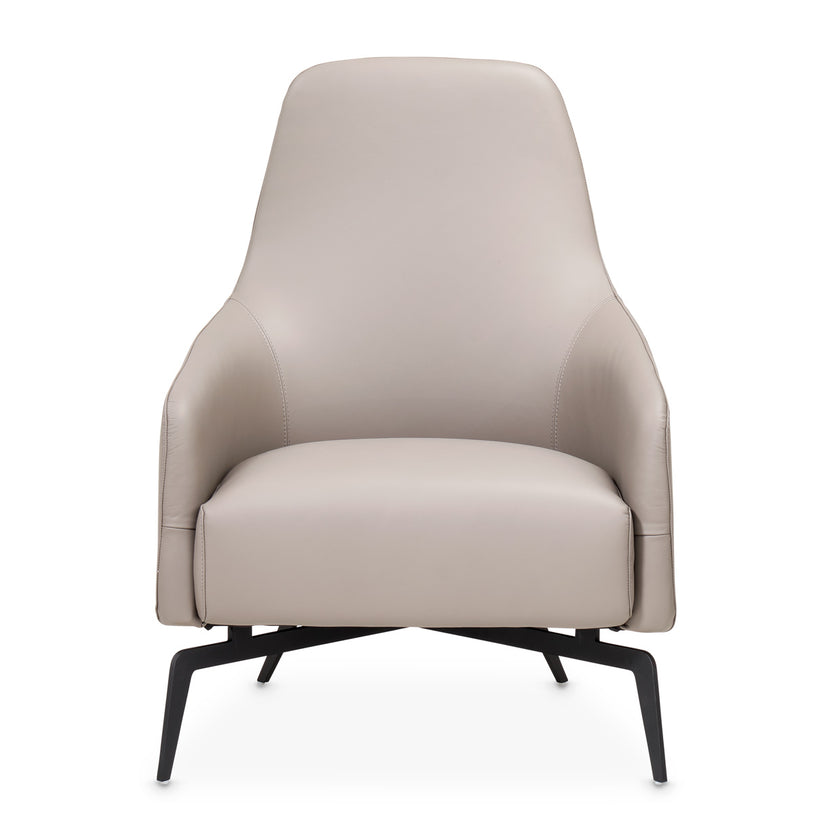 Michael Amini Mia Bella Bergamo Accent Chair St. Steel