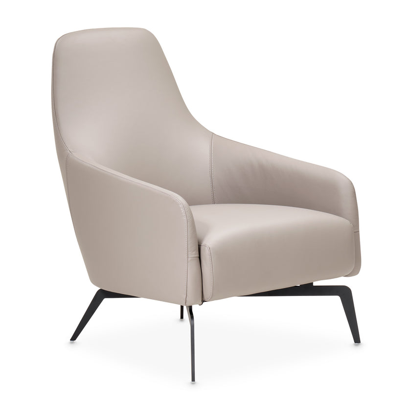 Michael Amini Mia Bella Bergamo Accent Chair St. Steel