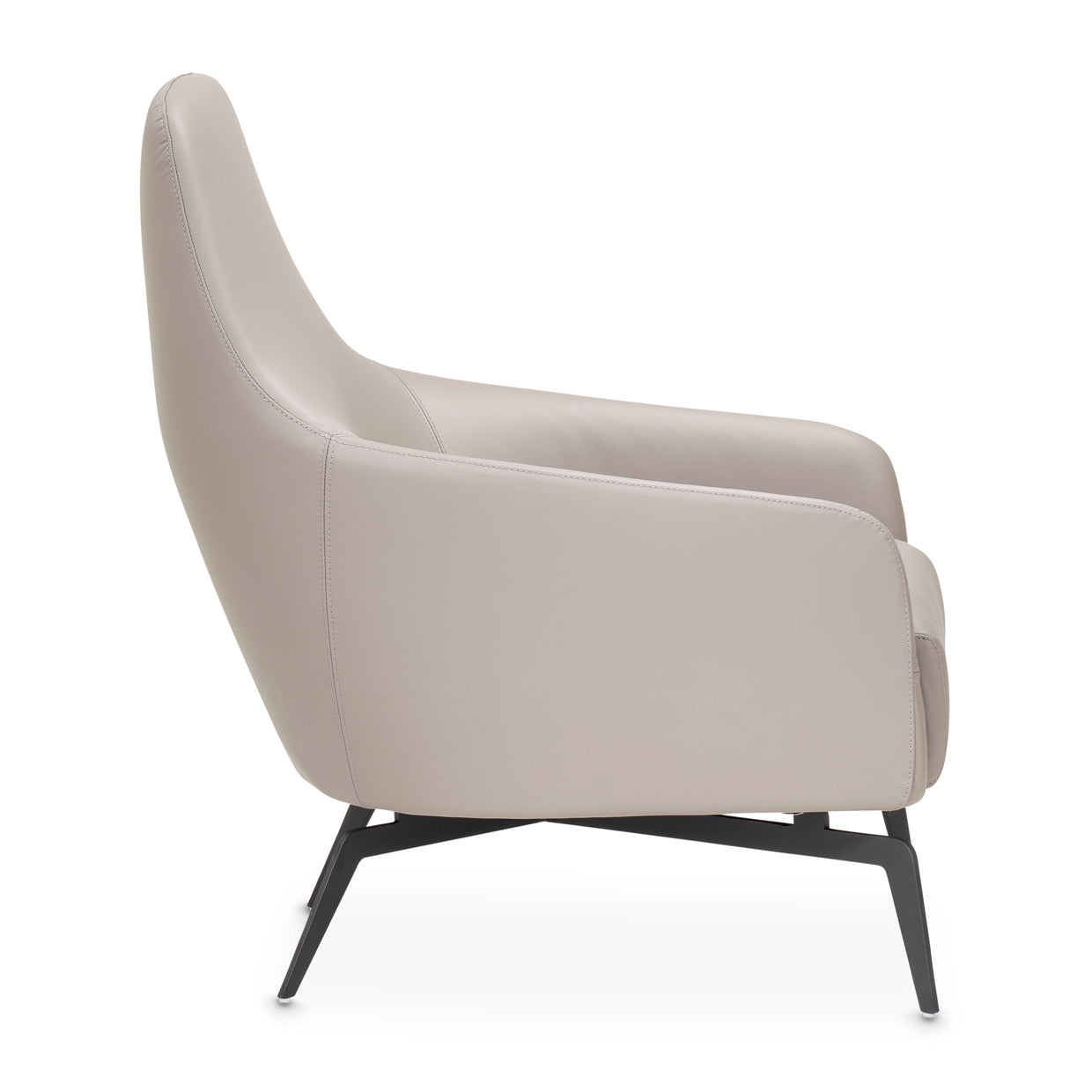 Michael Amini Mia Bella Bergamo Accent Chair St. Steel