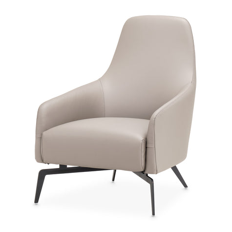 Michael Amini Mia Bella Bergamo Accent Chair St. Steel