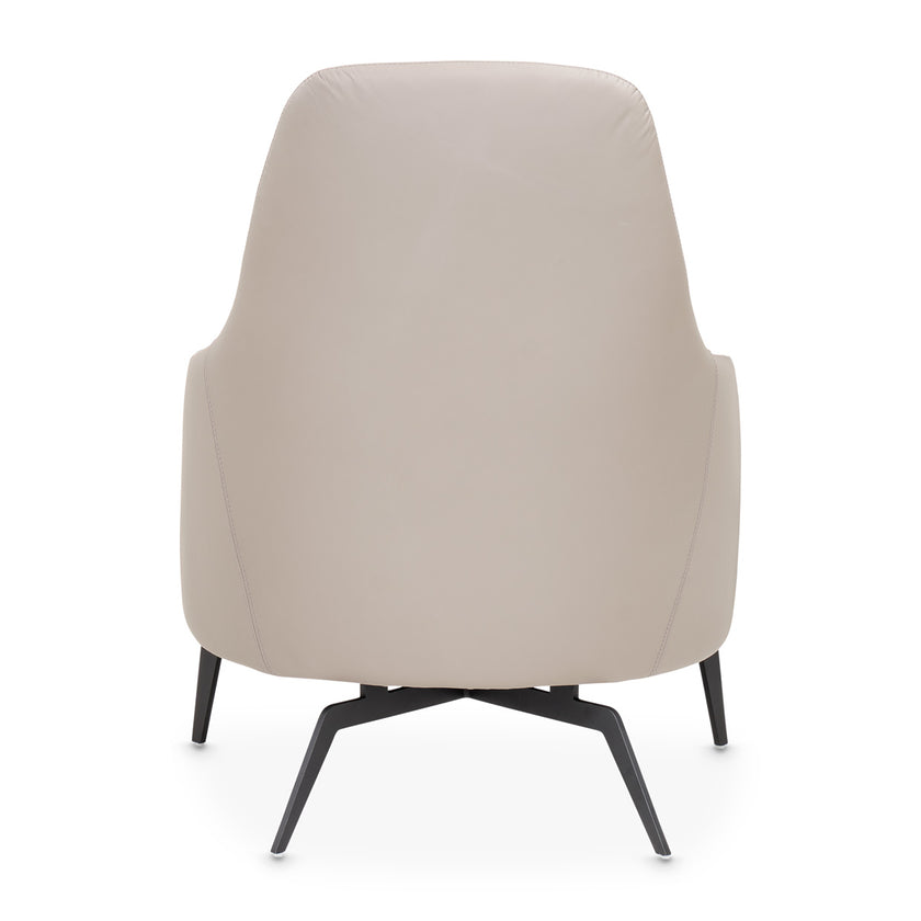 Michael Amini Mia Bella Bergamo Accent Chair St. Steel