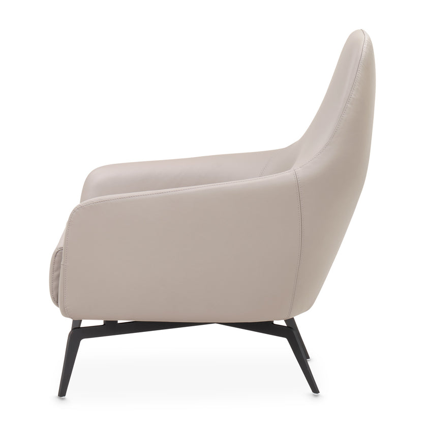 Michael Amini Mia Bella Bergamo Accent Chair St. Steel