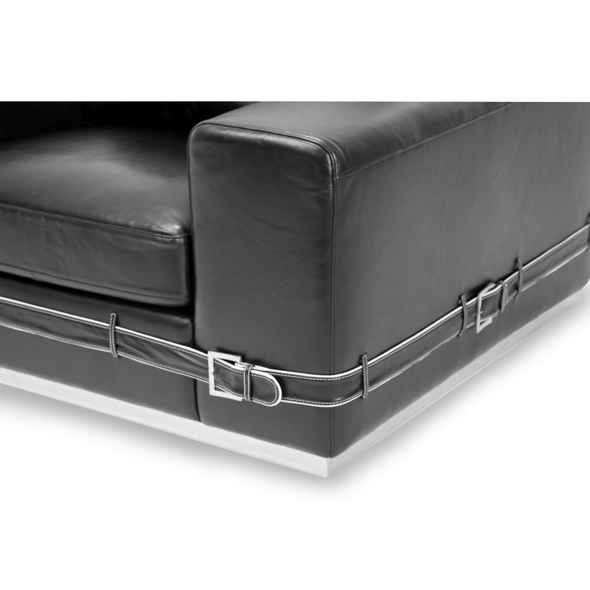 Michael Amini Mia Bella Ciras Leather Chair