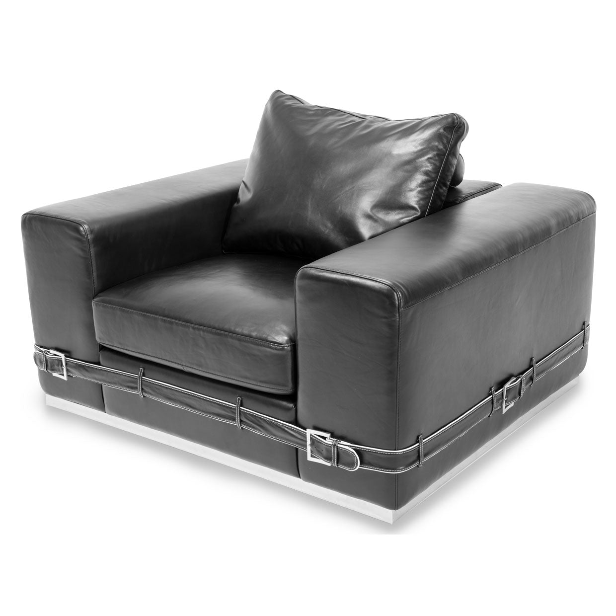 Michael Amini Mia Bella Ciras Leather Chair