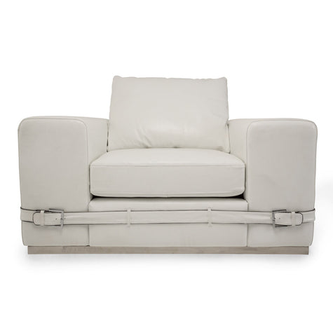 Michael Amini Mia Bella Ciras Leather Chair