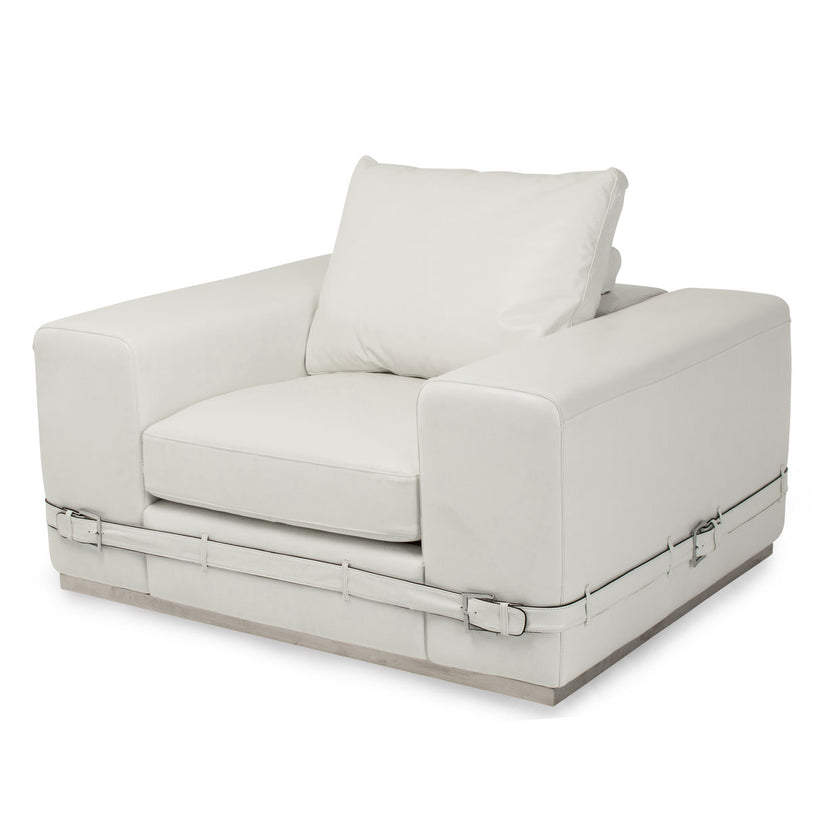 Michael Amini Mia Bella Ciras Leather Chair