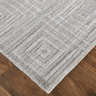 Feizy Redford 8670F Transitional Solid in Gray/Silver