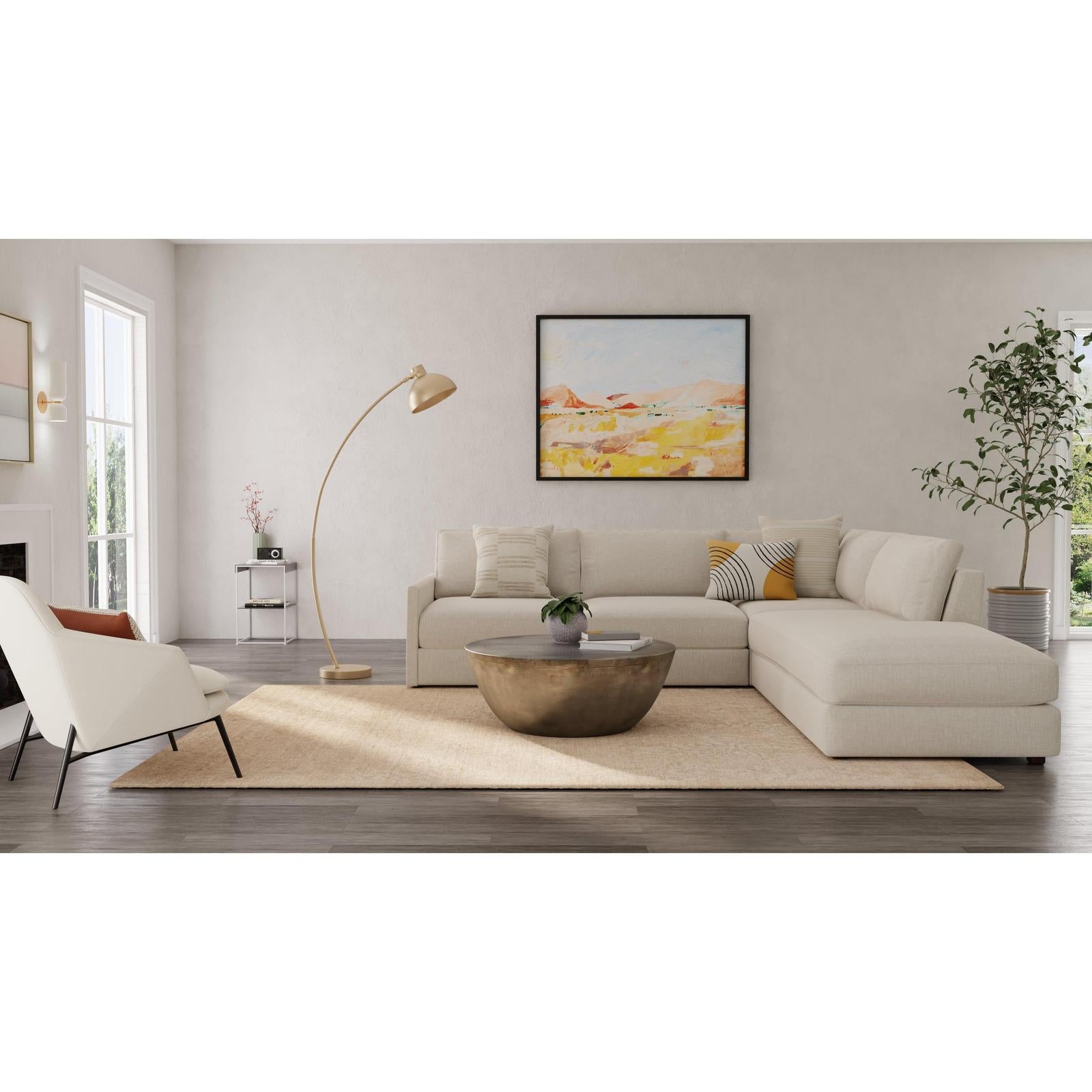 Feizy Luna 8049F Modern Solid Rug