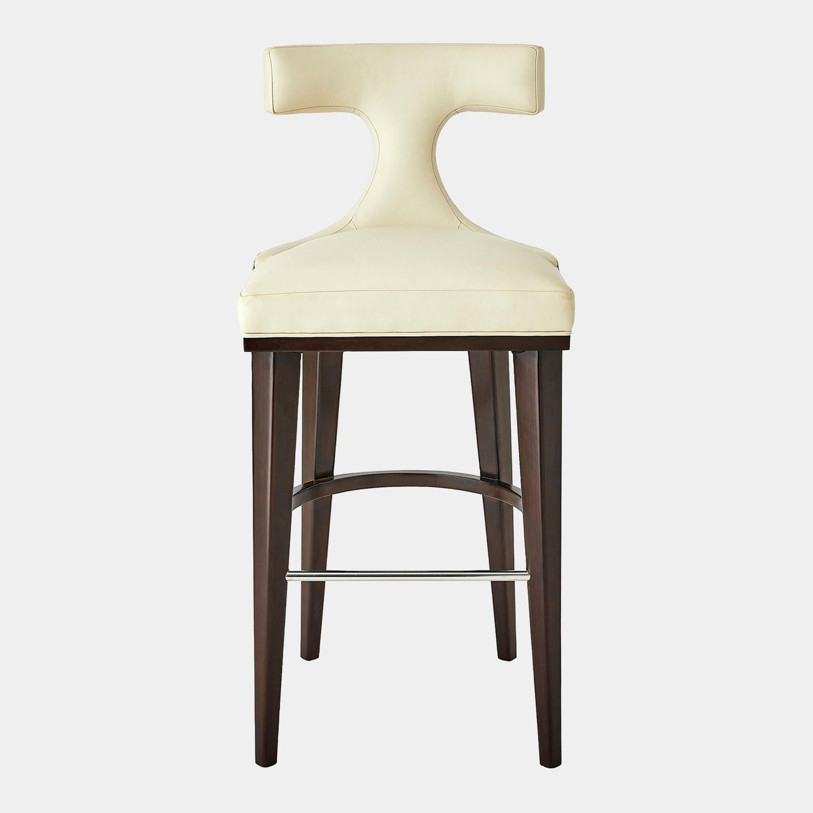 Global Views Anvil Back Barstool