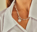 Christofle Chri-Chri Sterling Silver Medal With Snape Hook
