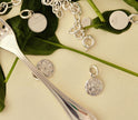 Christofle Chri-Chri Sterling Silver Medal With Snape Hook Peau De Lion