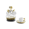 Michael Aram Anemone Demitasse - Set of 4