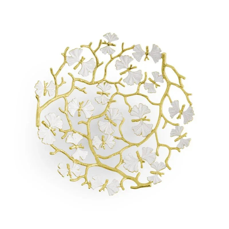 Michael Aram Butterfly Gingko Gold Bread Basket
