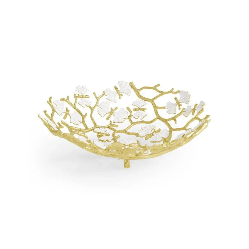 Michael Aram Butterfly Gingko Gold Bread Basket