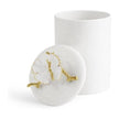 Michael Aram Butterfly Ginkgo Gold Porcelain Canister