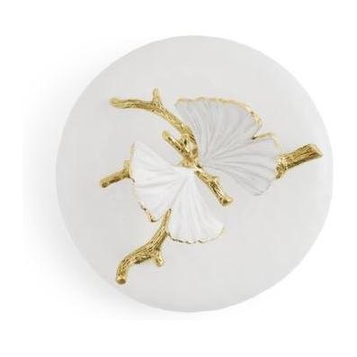Michael Aram Butterfly Ginkgo Gold Porcelain Canister