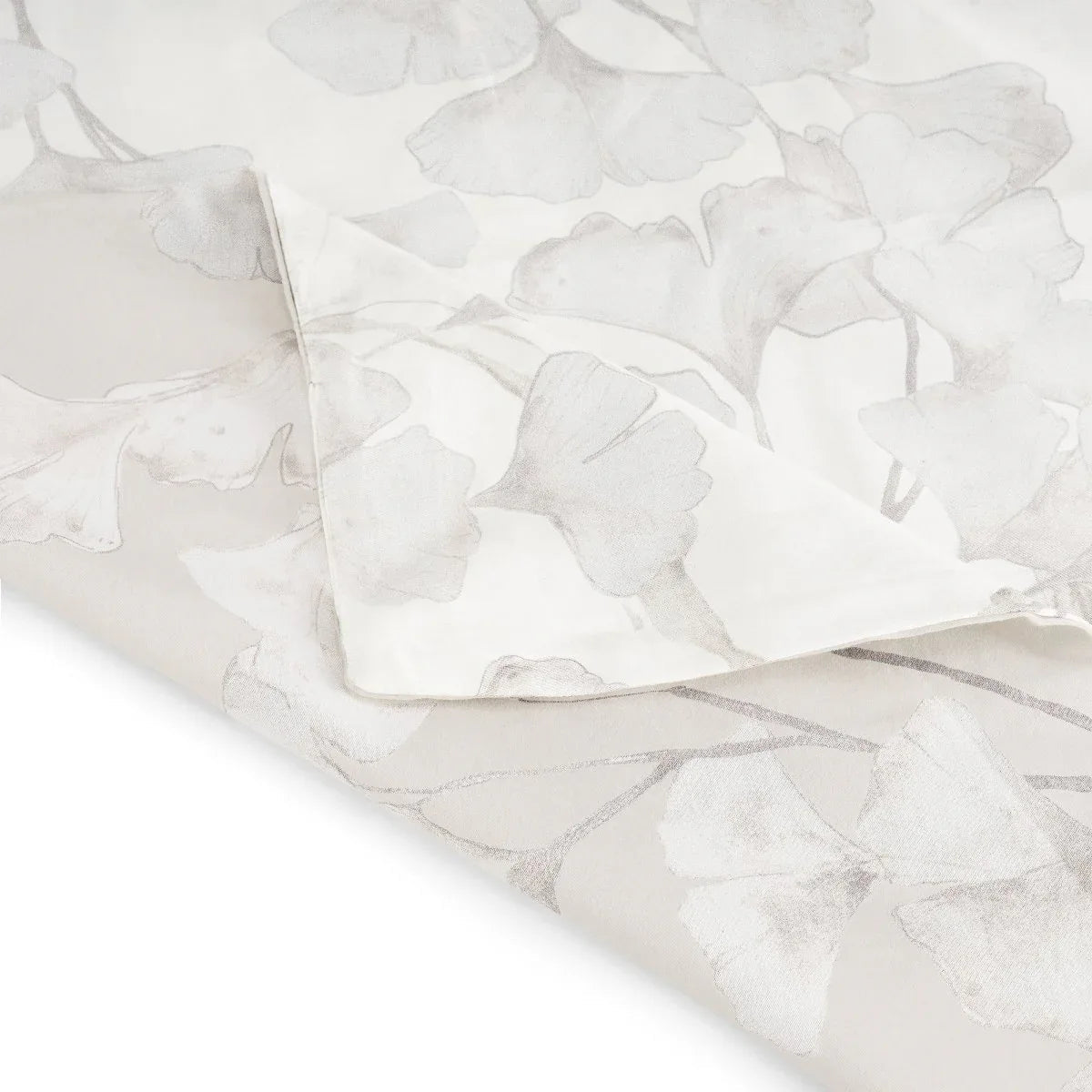 Michael Aram Butterfly Ginkgo King Duvet Stone and White