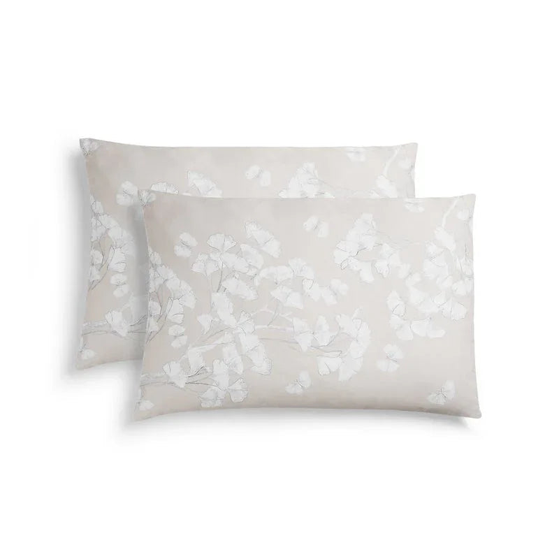Michael Aram Butterfly Ginkgo Standard Shams - Stone and White