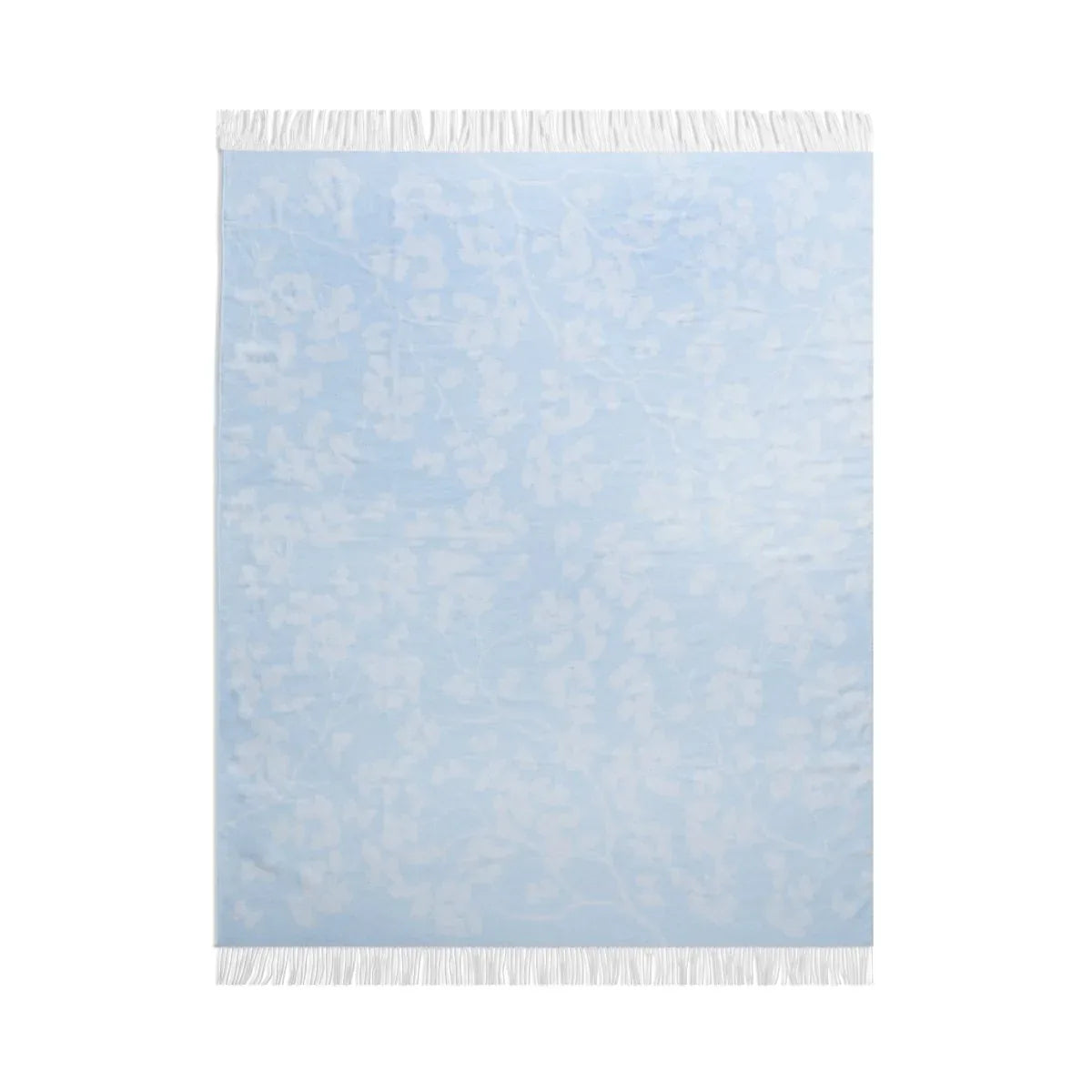 Michael Aram Butterfly Ginkgo Throw Sky and White