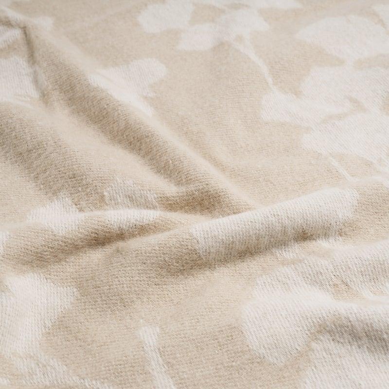 Michael Aram Butterfly Ginkgo Throw Stone and White