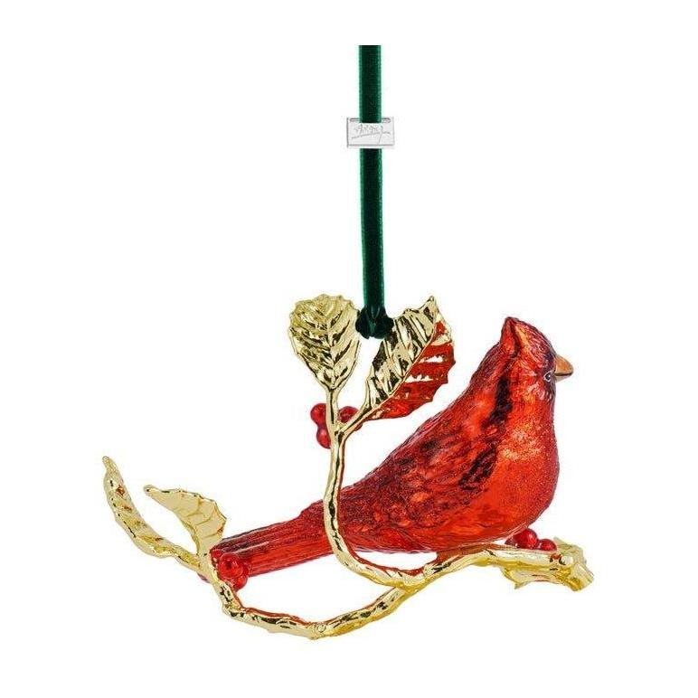 Michael Aram Cardinal Glass Ornament