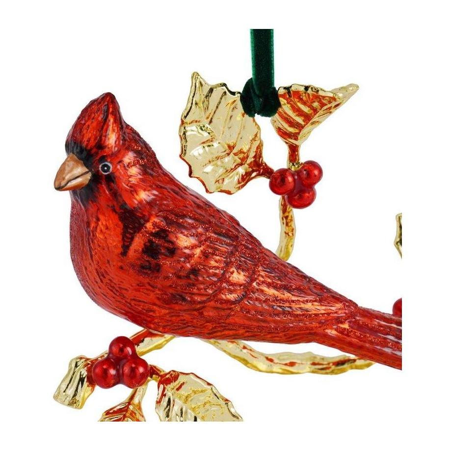 Michael Aram Cardinal Glass Ornament