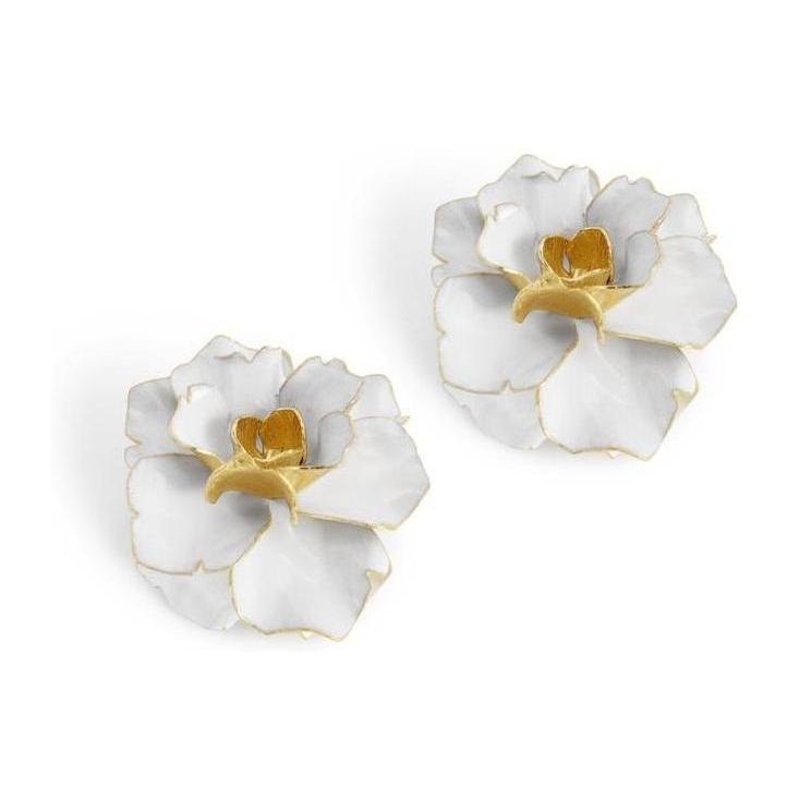 Michael Aram Gardenia Candleholders S/2